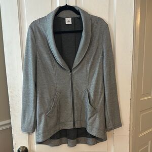 cAbi-Gray Zip-Up sweatshirt Jacket